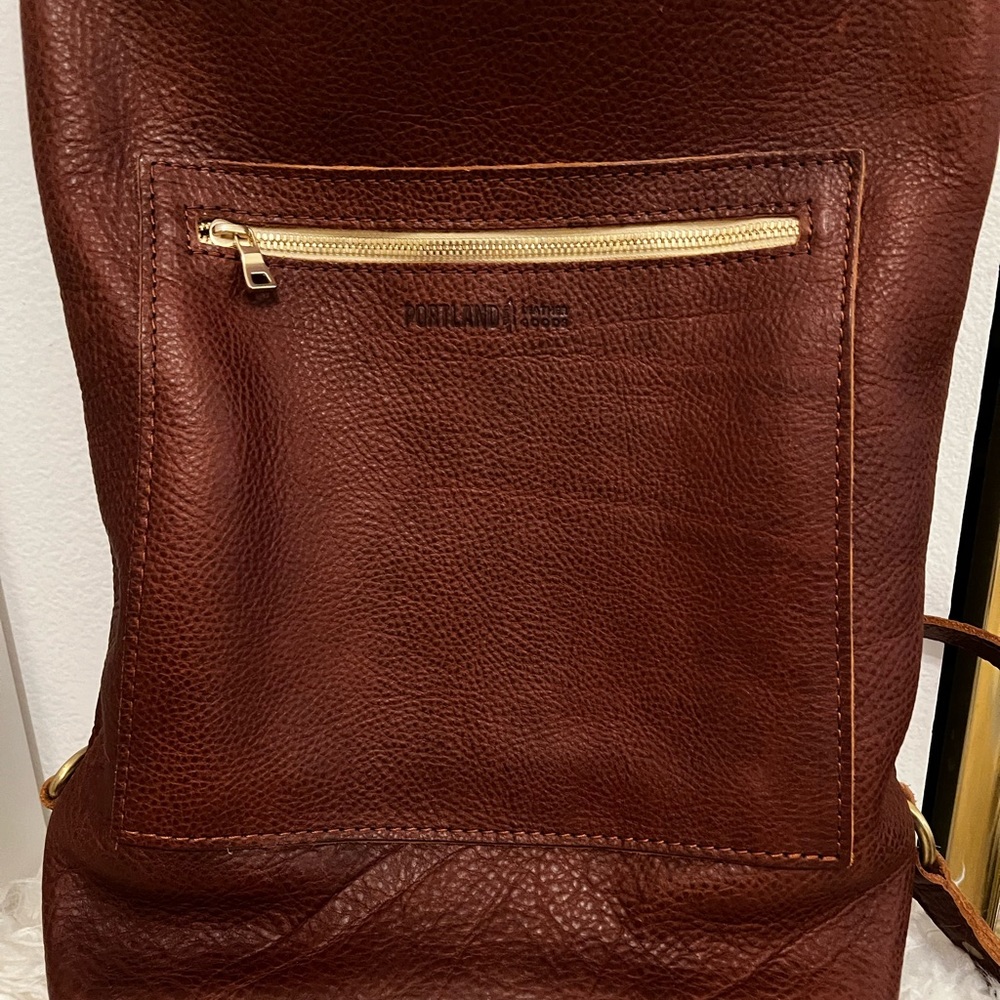 Portland Leather Goods Laptop Backpack (pre-loved)
